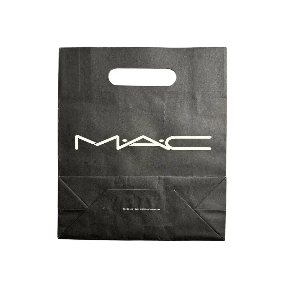 M·A·C Cosmetics Black &‎ White Logo Small Paper Shopping Bag 9x8